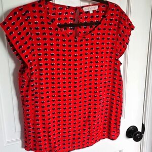 Rose & Thyme Red and Navy Heart Shirt